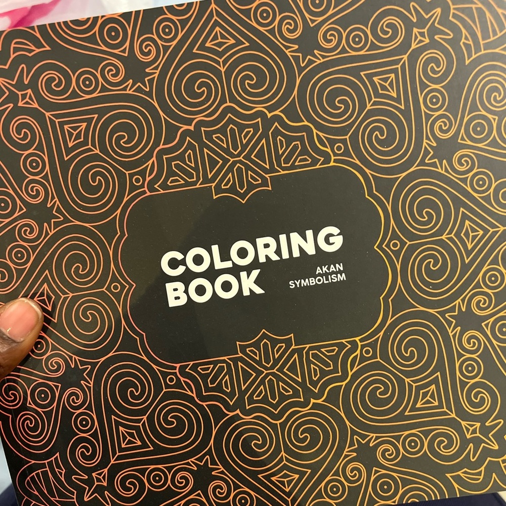 Akan Symbolism Coloring Book